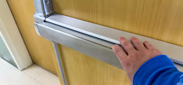 Installing a Push Bar on a Door Geneva